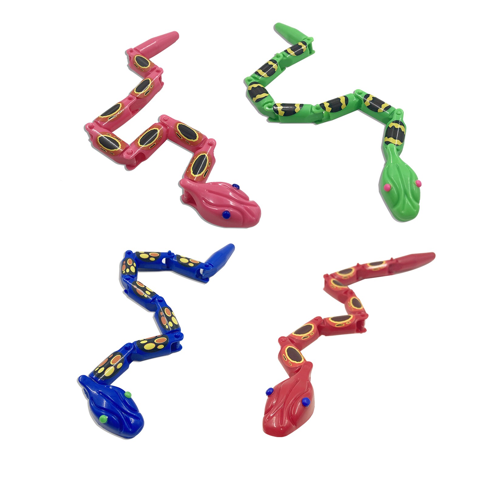 31Cm Simulatie Ratelslang Plastic Wiggle Snake Met Deelnemen Stukken Fun Jointed Slang Speelgoed Funny Tricky Eng Speelgoed Voor kids