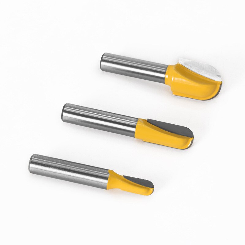 1Pc 8Mm Schacht Hout Frees Hoekafronding Frezen Frezen Voor Houtbewerking Carving Trimmen En Steken