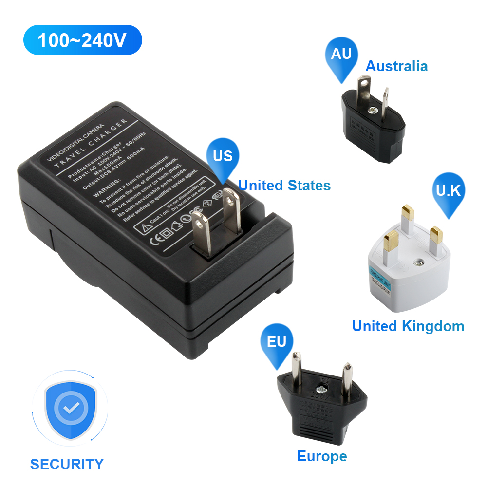 NP-40 NP40 CNP-40 Single Charger Battery Charger for Casio Camera EX-Z30 Z100 Z300 Z400 Z450 FC100 EX-Z30 Z40 Z50 Z55 Z57 Z400