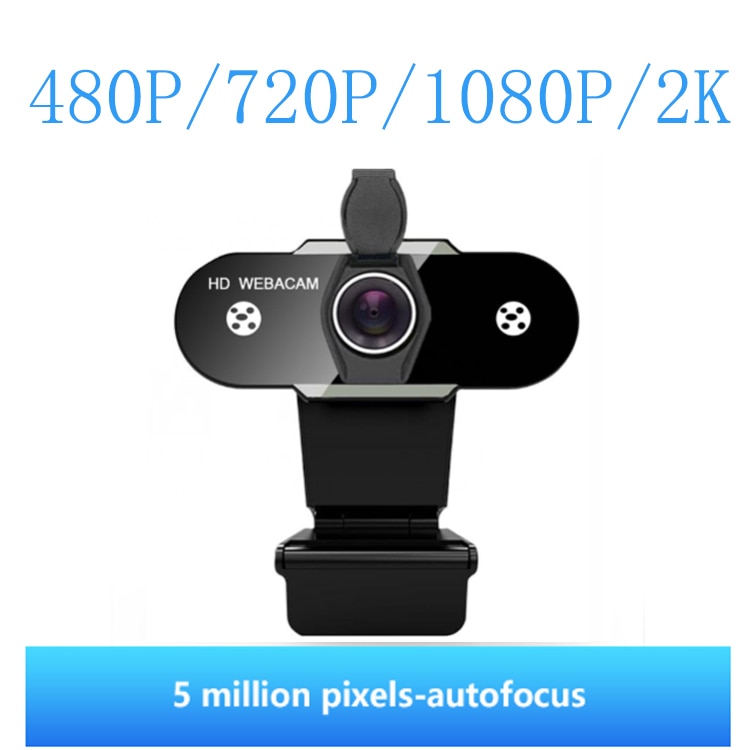 Webcame 1080P Full HD 30FPS grand Angle USB Webcam avec couverture de confidentialité micro Web Cam pour ordinateur PC conférence Web caméra