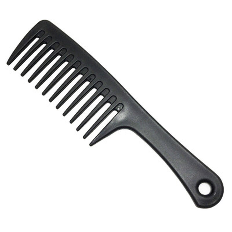 1 Pc Anti-Statische Grote Grove Kam Kappers Kam Vrouwen Opknoping Gat Handvat Grip Krullend Haar Haarborstel Beauty kammen: 1 Pc C