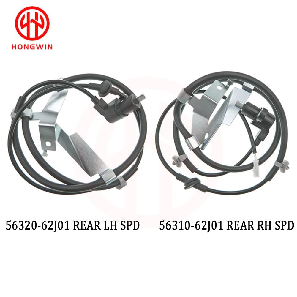 Abs-wielsnelheidssensor voor voor- en achterwiel links en rechts voor suzuki swift iii 05-15 oem 56320-62 j 01 56310-62 j 01 56220-62 j 01 56210-62 j 01: Achter 2 stuks
