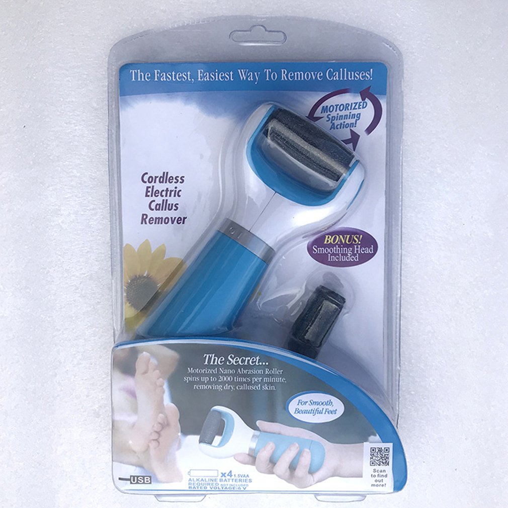 Pedi Spin TV Skin Peeling Device Electric Grinding Foot Care Pro Pedicure Kit Foot File Hard Skin Callus Remover