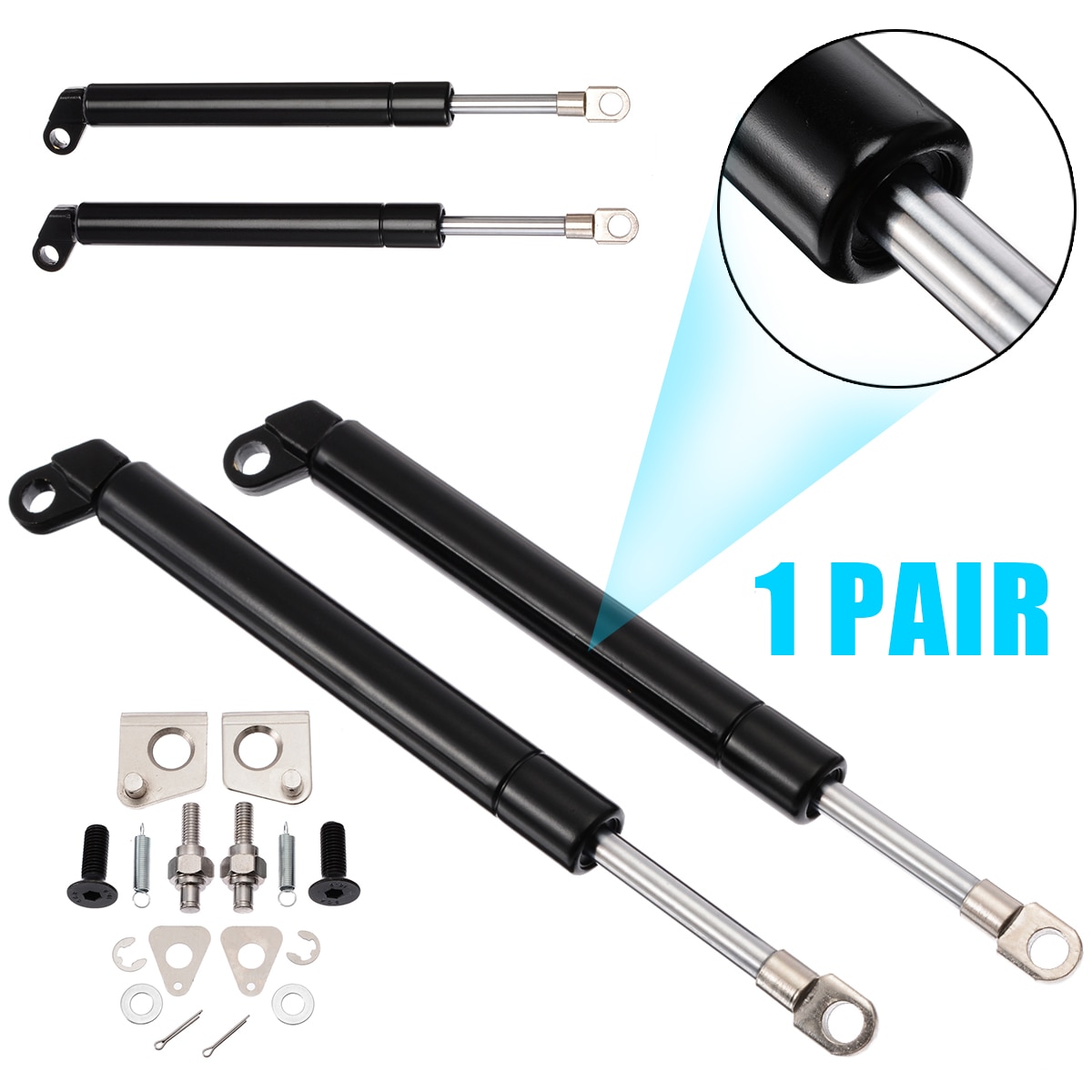 For Ford PX Ranger 2pcs Rear Tailgate Easy Up Slow Down Struts Mayitr