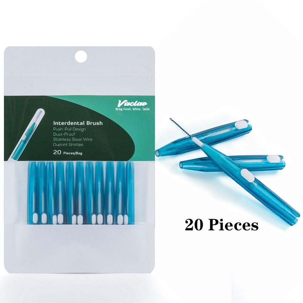10/20pcs Interdental Brush Superfine Dental Floss Interdental Brush Teeth Stick Oral Hygiene: L