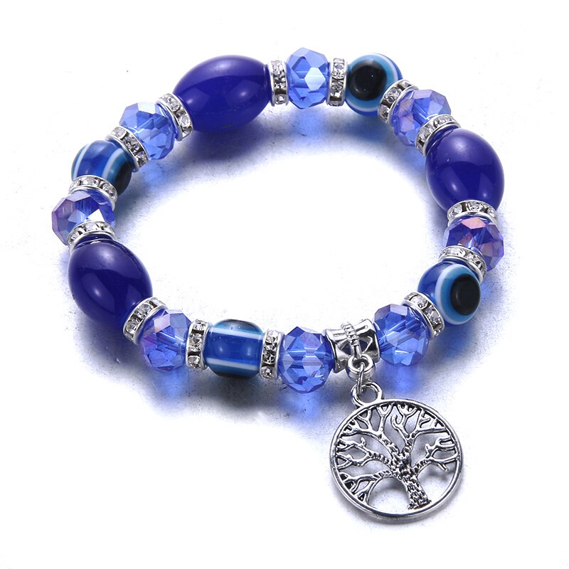 Pulsera con abalorios elásticos para niño y niña, brazalete con cuentas de colores, arcoíris, joyería fina: 27