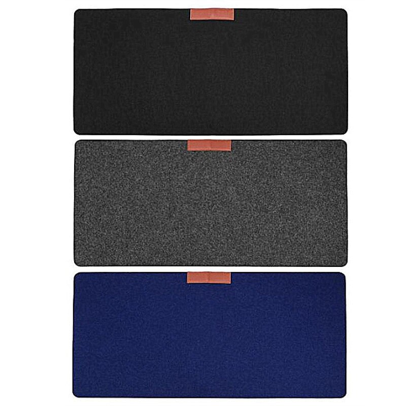 700*330mm Large Office Computer Desk Mat Modern Table Keyboard Mouse Pad Wool Felt Laptop Cushion Desk Mat Gamer Mousepad Mat