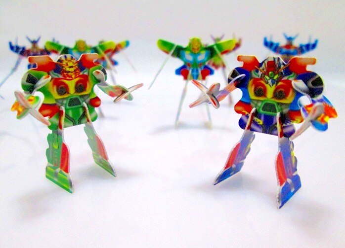 Diy 3d zoogdieren puzzel papier dimensionaal model gemonteerd hersenkraker leerzame educatieve spellen speelgoed voor kinderen legpuzzel speelgoed: G
