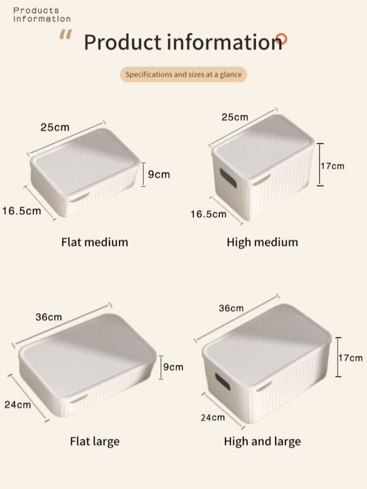 Home Wardrobe Clothes Organizer Plastic Toy Storage Boxes for Bedroom Cabinets Drawers Cosmetic Makeup Doll Accessory Container