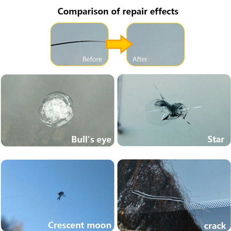 1 Set Car Glass Repair Environmental ABS Screen Premium DIY Auto Windshield Wind Useful