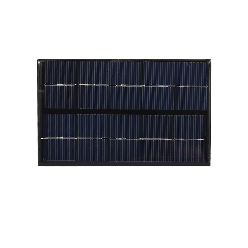 Solcelle 5v 5w bærbart modul gør-det-selv lille solpanel til mobiltelefonoplader hjemme let legetøj osv. solpanel
