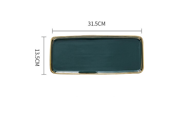 Luxury ceramic tableware, direct selling products, western-style dishes, retro, storage tray plate set dish sets: D