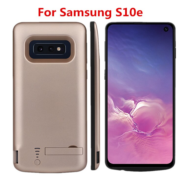 For Samsung Galaxy S10 5G S10 Battery Charger Case 5000mAh Extended Powerbank Case for Samsung S10 S10 Plus Case Stand Bracket