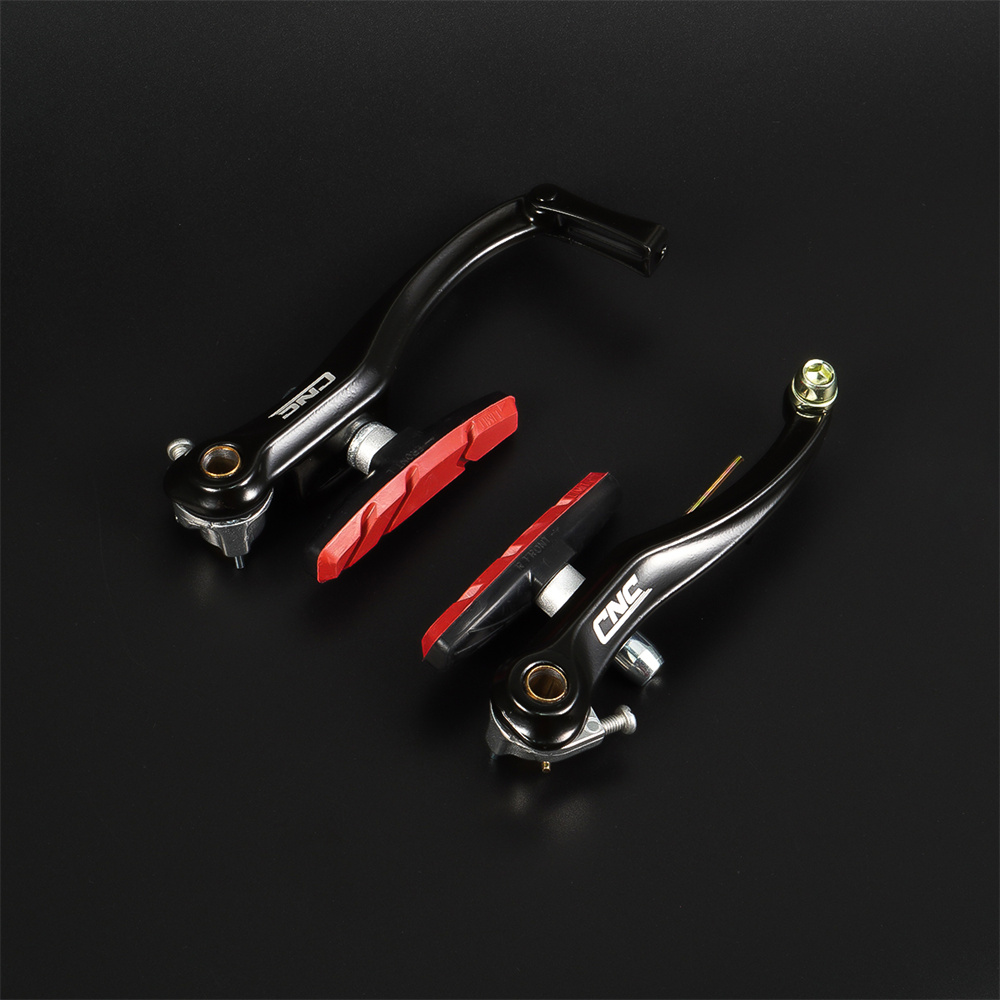 CNC Bicicleta V Brake Pad, borracha Aro Caliper Brake Pads, 55mm, Estrada MTB, 2 Pares
