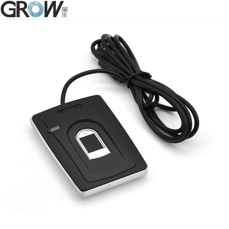 GROW R106 ISO ANSI Certified International Standard Biometric USB Fingerprint Reader Module Time Attendance For Windows Android
