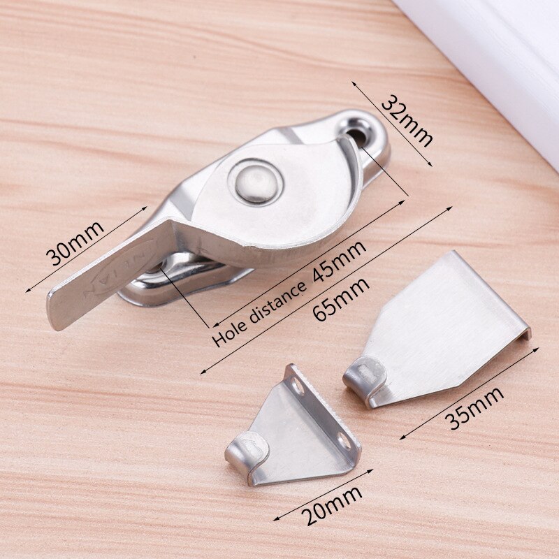90 type crescent lock door and window lock sliding glass window lock sliding window sliding door hasp hardware window lock: A1