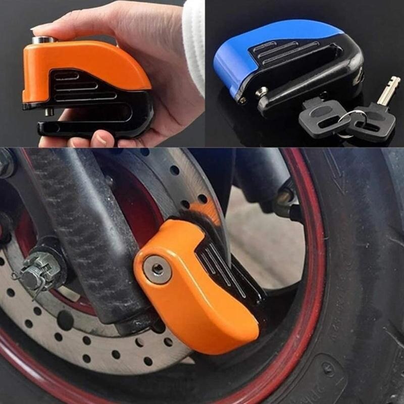 Motorcycle Disc Brake Alarm Lock Motorcycle Mountain Lock Alarm Disc Wheel Bike Lock Safety Brake Alarm Anti-theft Brake Di T2T3