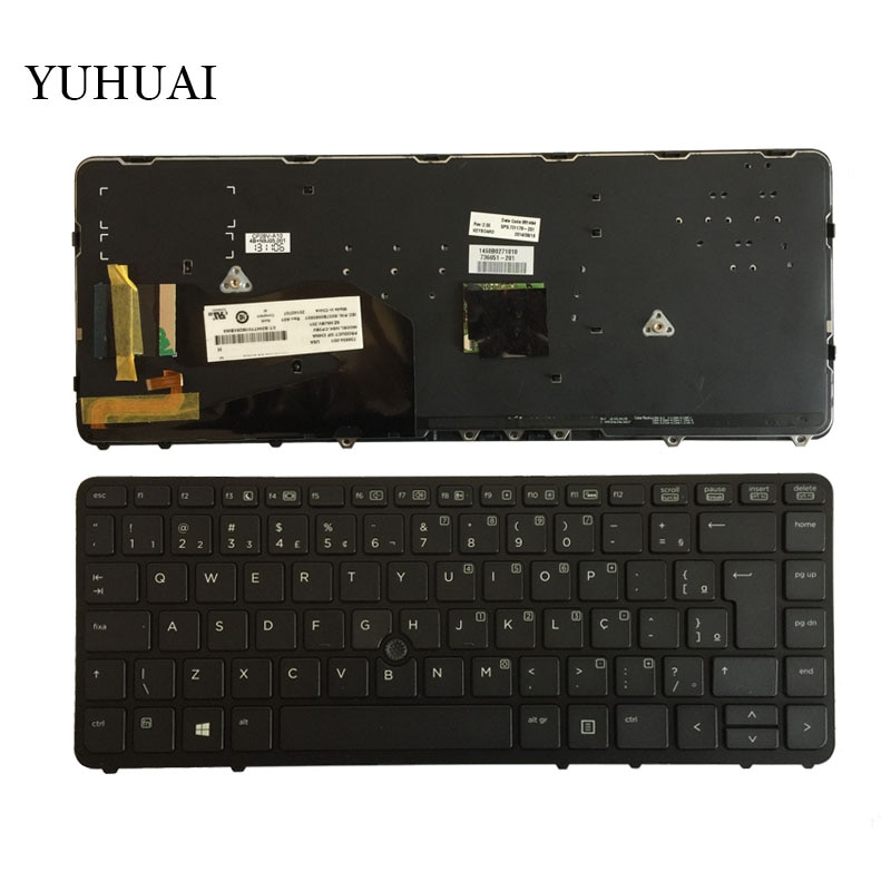 Teclado Br Para Portátil Hp Elitebook 840 G1 850 G Grandado 1190