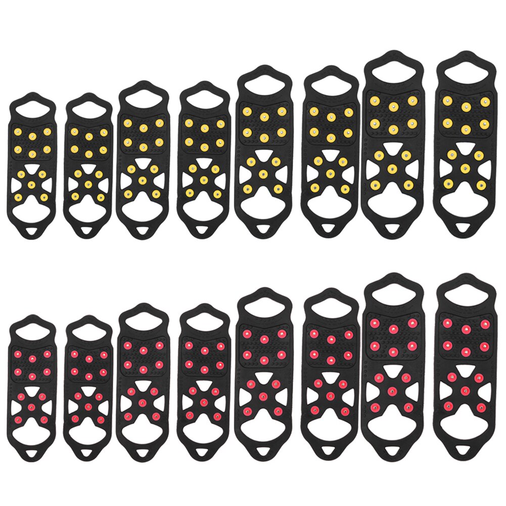 1 paar 11 noppen antislip ijs gripper spike winter outdoor klimmen antislip sneeuw spikes grips noppen over schoenen hoezen stijgijzers