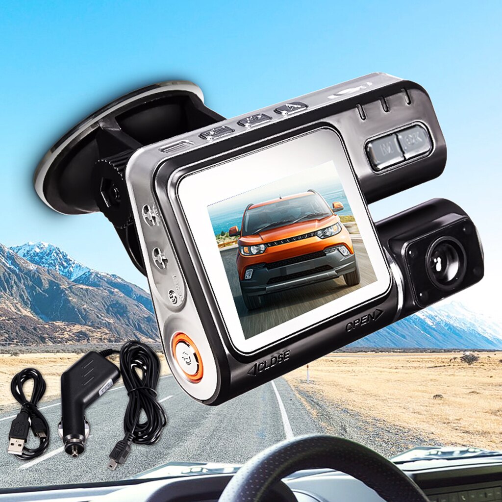 Dash Cam Screen Dual Dashboard Cameras Front and Rear Car Driving Video Recorder