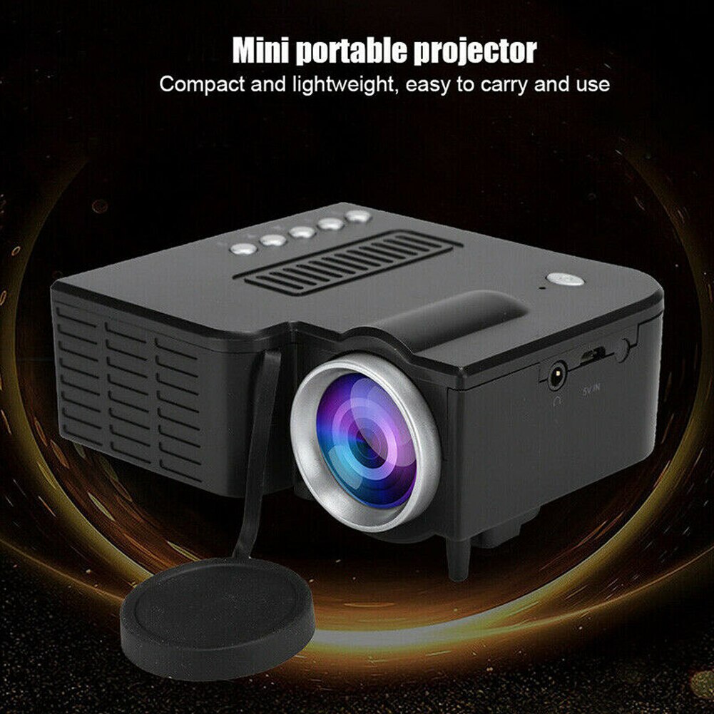 UC28C Family Bedroom 320x180 Led Micro Mobile Phone Sharing Home Theater Practical Video Projector Entertainment Mini Portable