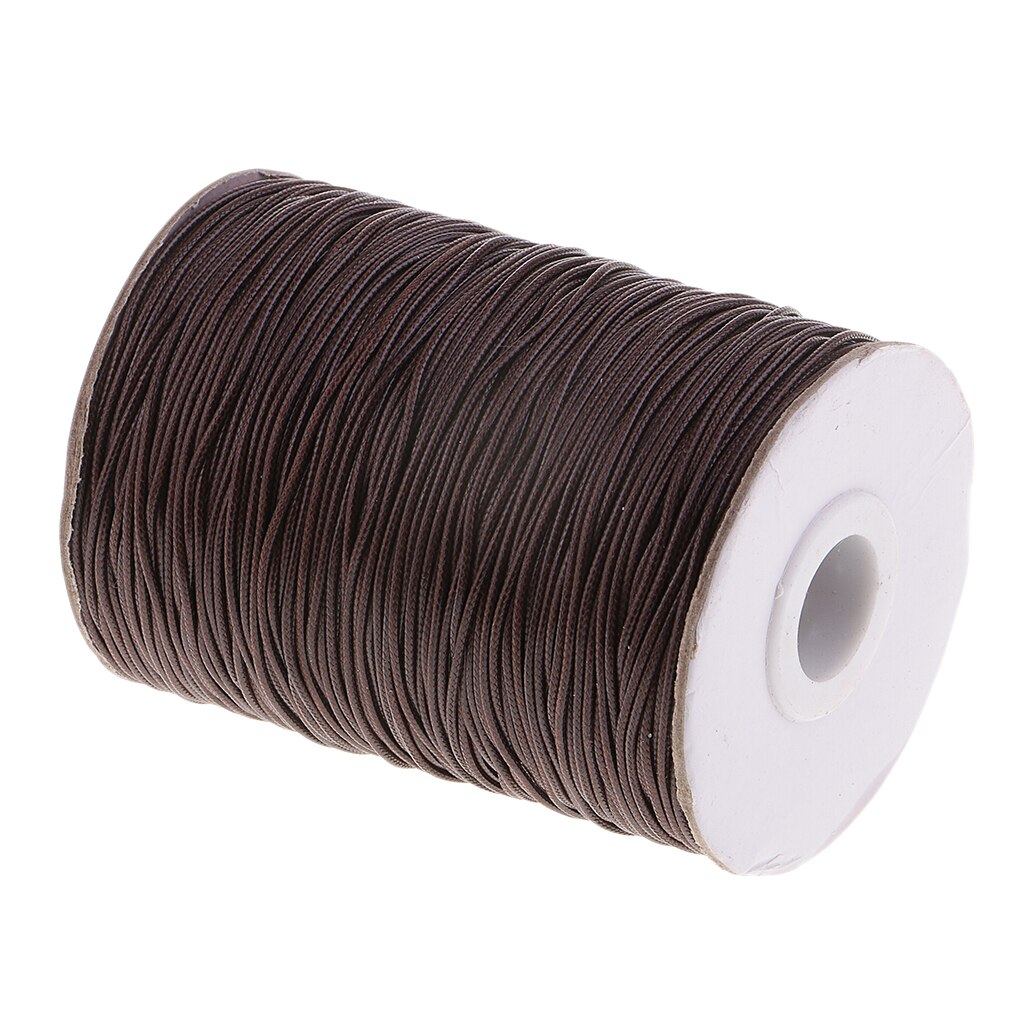 170 Meters 1mm Jewelry Making Beading Crafting Macrame Waxed Cotton Cord Thread