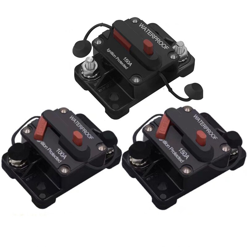Circuit Breaker Fuse Reset 60A-300A AMP 12-48V DC Car Boat Auto Waterproof