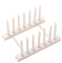 Dish Drying Rack Plastic Plates Drain Holder Kitchen Organizers Shelf for Pantry Drainer Supplies Home Organization Storage Tool: Beige