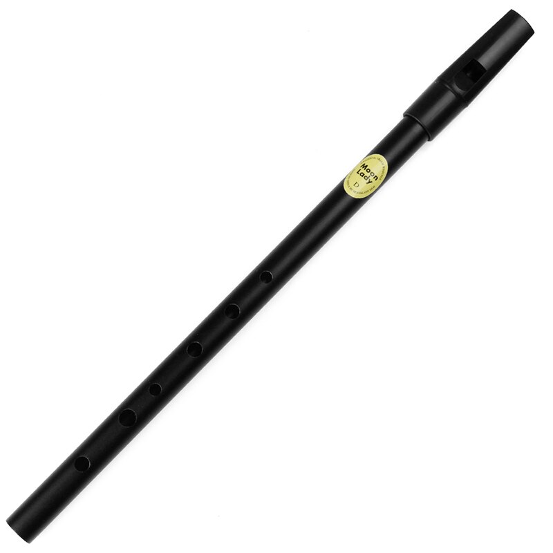 D Key-flauta de plata Irelish, instrumento Musical de silbato irlandés Orff, flauta de viento de madera: Negro