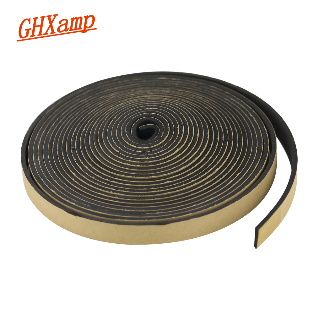 GHXAMP 2 meter Speaker EVA Afdichtstrip Zwart enkelzijdige plastic shockproof absorber pakking luidspreker reparatie 15 * 1.5mm