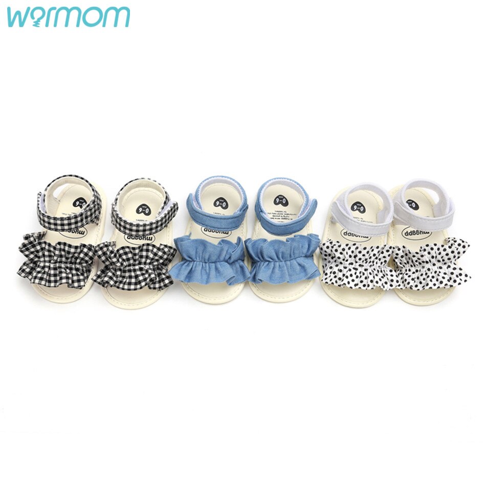 Warmom Sommer Nette Tuch Unten Einfarbig Atmungsaktive Baby Weichen Sohlen Schuhe lässig Baby Kleinkind Schuhe Sandalen