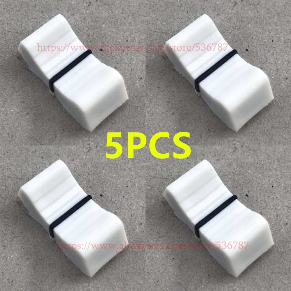 5PCS white color Slider Fader Knobs replace FOR ALLEN & HEATH XONE 1D 2D 3D 4D 32 62 464 S2