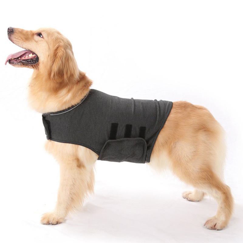 Baumwolle Angst Linderung Hund Jacke wickeln Brust Beruhigende Weste betonen Freies Donner Weste für Chirurgie Erholung Haustier Hemden Accessori