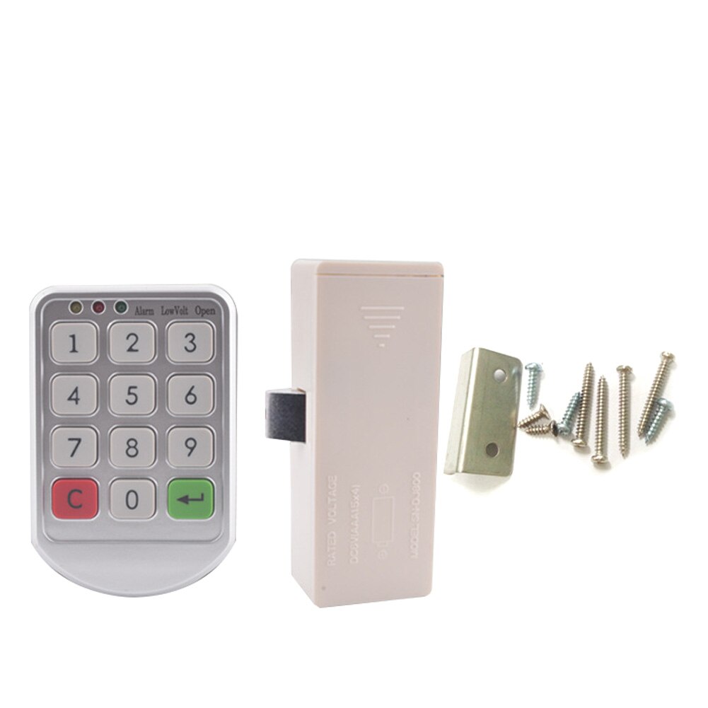 Portable ABS Plastic Panel Digital Electronic Intelligent Password Keypad Number Cabinet Door Code Lock JR Deals