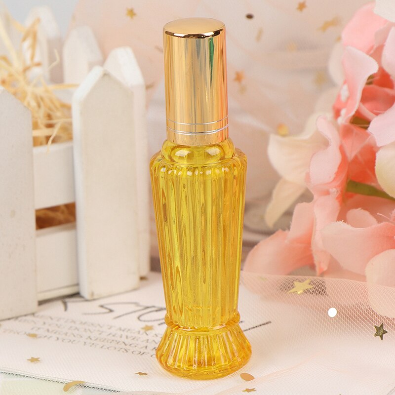 Mini bouteille de parfum en verre coloré de 15ml, épais, vide, emballage cosmétique, rechargeable: YL