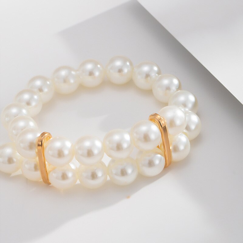 Accessori ins ragnatela di un personaggio famoso braccialetto di stile con più di strada di personalità affrettato imitazione della perla del braccialetto con le donne