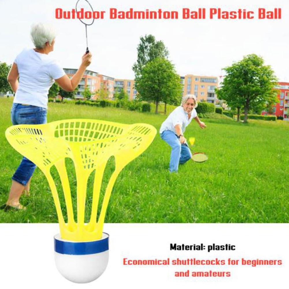 3 Stks/pak Originele Air Shuttle Outdoor Badminton Air Shuttle Plastic Bal Nylon Shuttle Ball Stabiele Weerstand