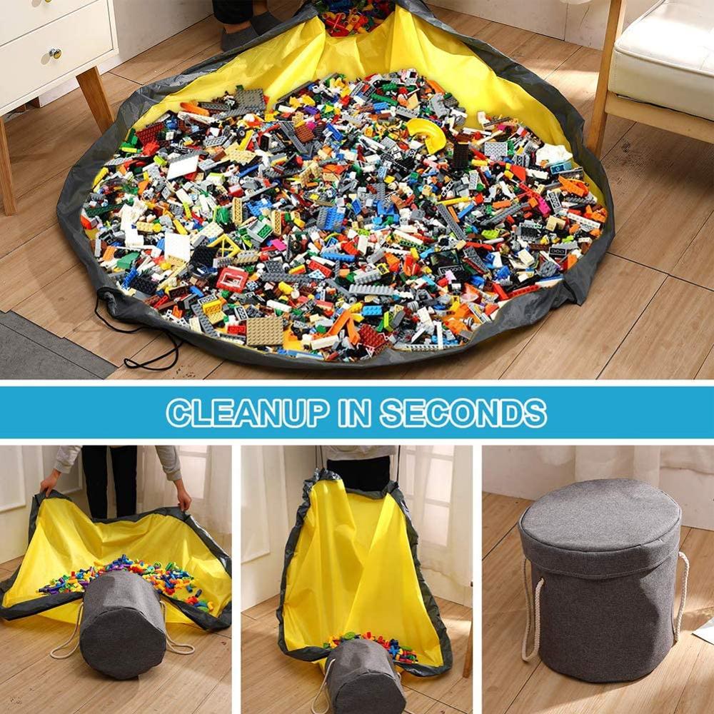 Draagbare Opvouwbare Kinderen Spelen Speelgoed Clean-Up En Opbergtas Container Multifunctionele Draagbare Speelgoed Praktische Opslag