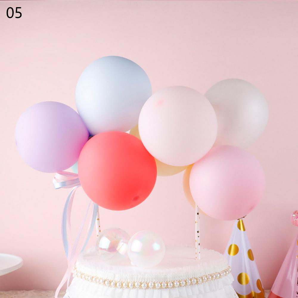 14 Stks/pak 5Inch Ballon Cake Topper Cloud Vorm Confetti Ballon Cake Topper Ballonnen Voor Verjaardag Baby Shower Wedding Decor: 05