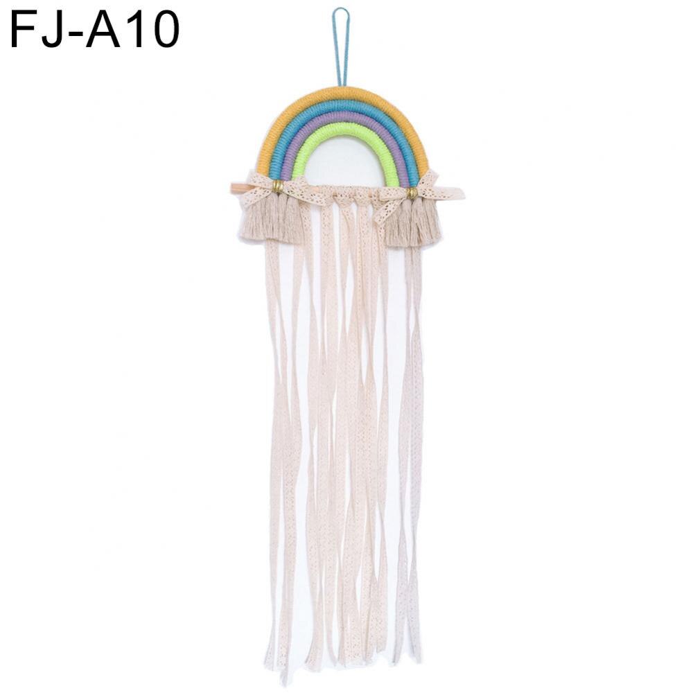 Style Cute Rainbow Hairpin Hair Clip Holder Storage Organizer Girl Room Hanging Ornament Decoration Crafts: FJ A10
