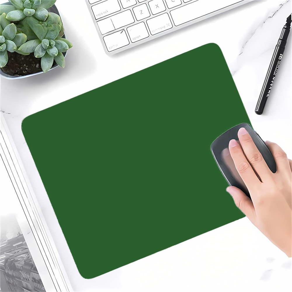 Mouse Pad Gaming Esports Mouse Pad Universal Desktop And Laptop Computer Simple And Pure Black Office Rubber Small Anti Slip Pad: XS / Coffee