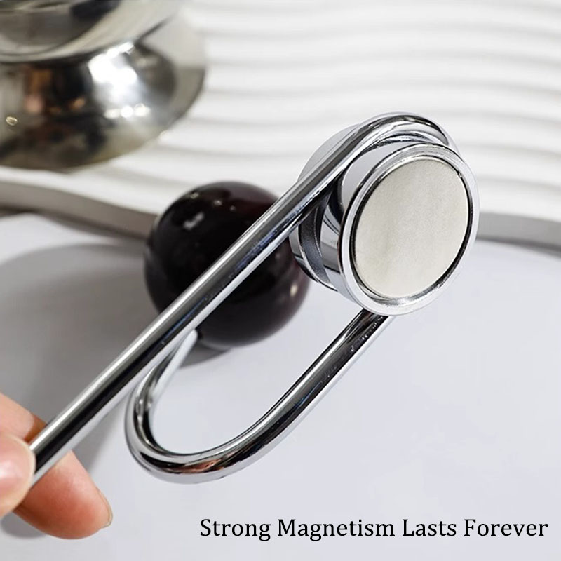 Multifunctionele Opslag Koelkast Magnetische Haak Niet-Ponsen Gootsteen Veranda Deur Kast Magneet Hanger Haken Voor Keuken Badkamer