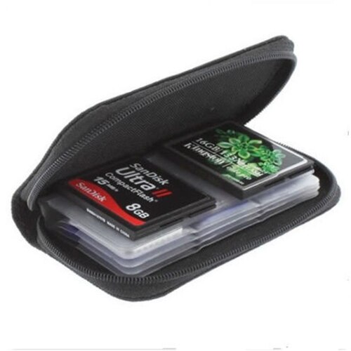 SD SDHC MMC CF Micro SD Memory Card Storage Carrying Pouch Case Holder Wallet