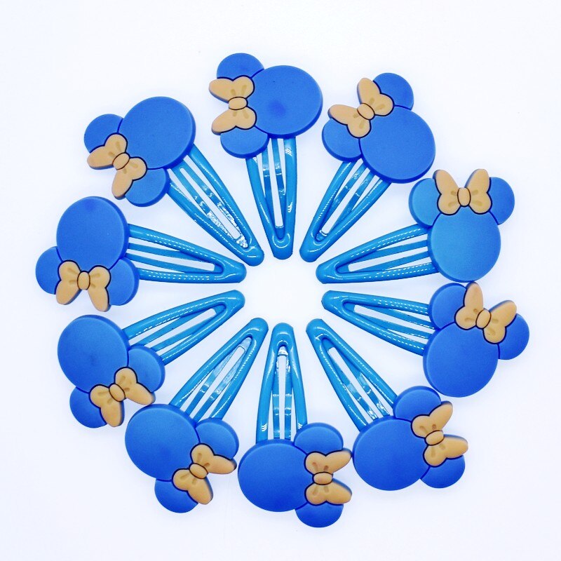 10 stuks schattige meisjes haarspelden in de vorm van een muis en een konijntje in de vorm van een kinderhaaraccessoire, haarspeldjes en haarclips, souvenir