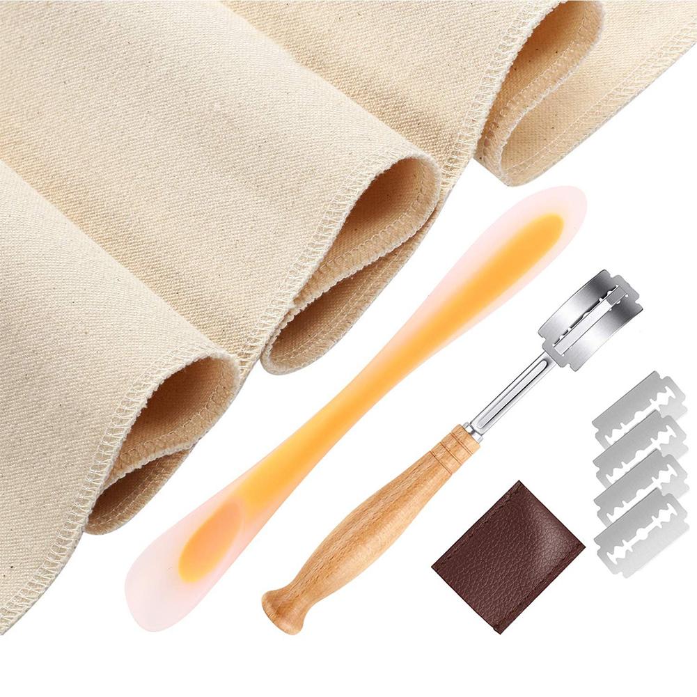French Baguette Baking Tools Kit Thicken Durable With Proofing Linen Cloth Fermented Couche Baking Supplies: 05