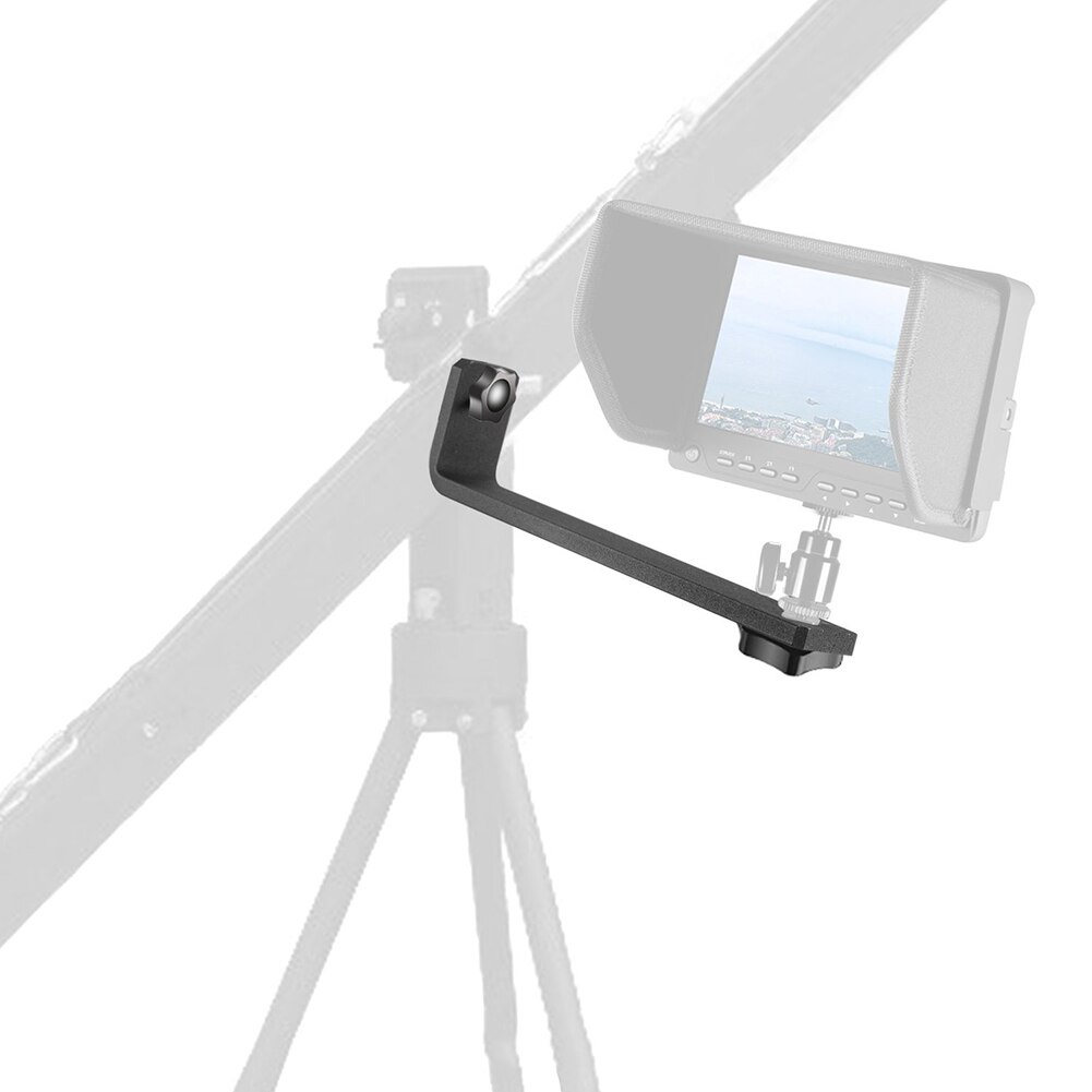Montage L-Beugel van Camera Crane voor LCD LED Monitor met 1/4-inch Schroef Gat Volledig Metalen Camera arm Extension Accessoires