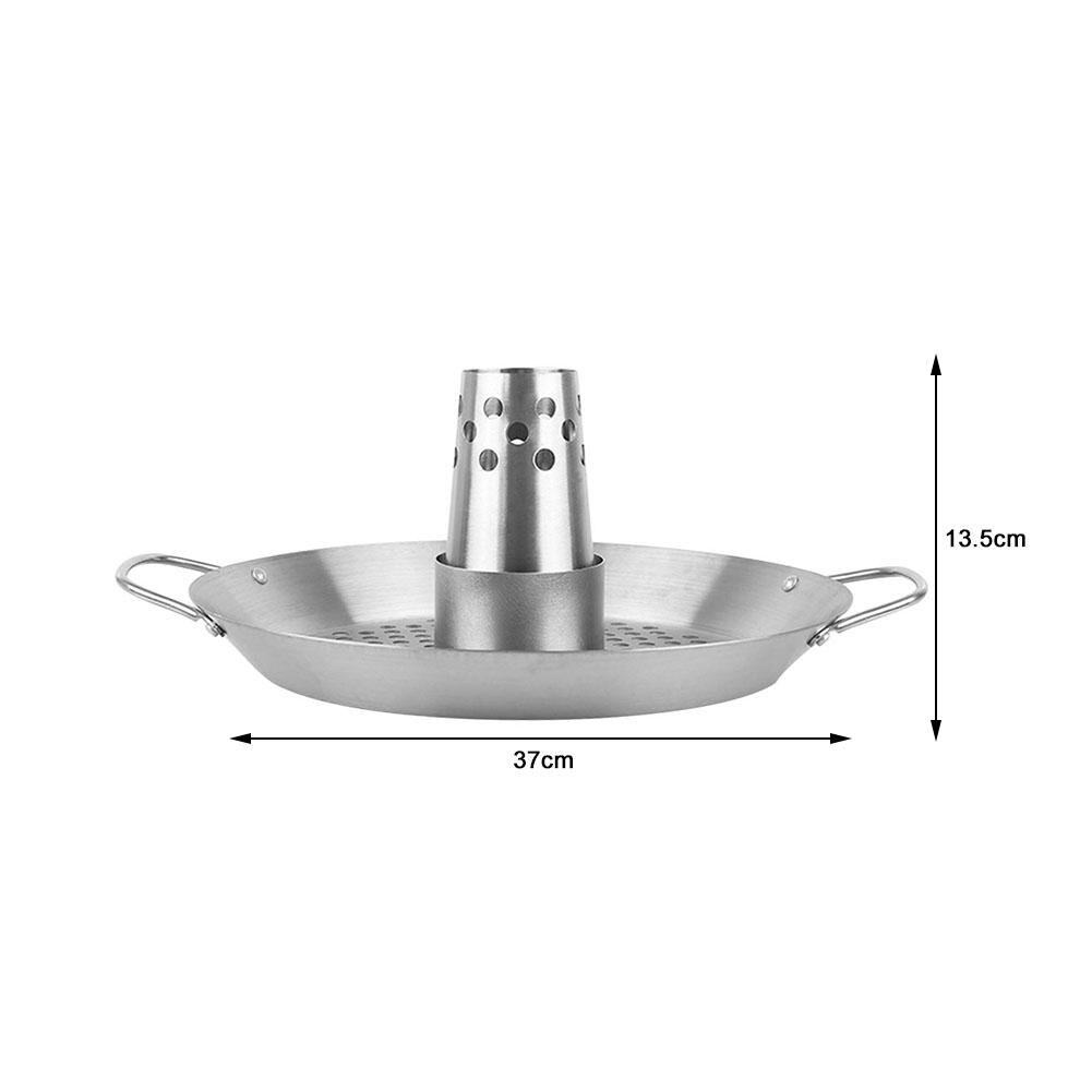 Stainless Steel Roast Chicken Dish BBQ Barbecue Utensils Outdoor Leisure Picnic Special Barbecue Tray Removable Baking Tray