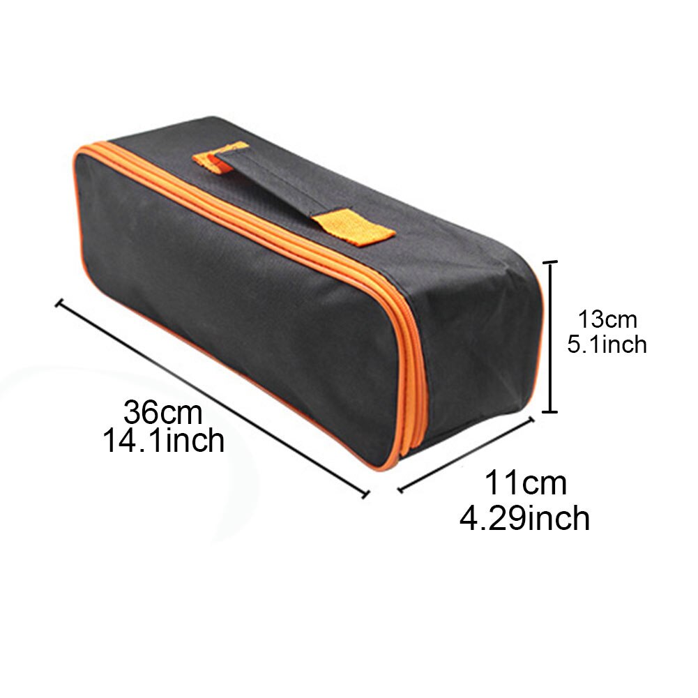 Car Black Wear Resistant Zipper Closure Practical Storage Case With Handle Durable Portable Pouch Vacuum Cleaner Tool Bag