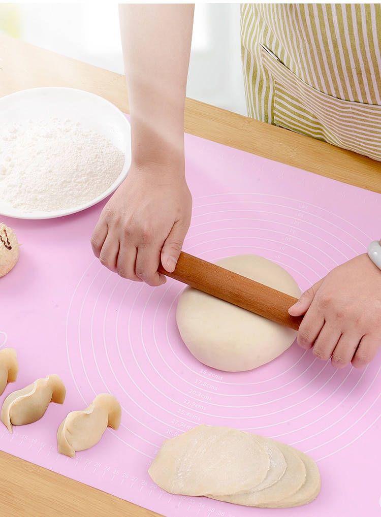 Antiaanbak siliconen bakmat pad bakvorm gebak gereedschap deegmat groot formaat voor cake koek macaron