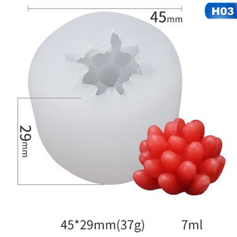 Concrete Flower Pot Mold Handmade Craft Clay Molds Multi-function Silicone Pot Mould For Succulent Plants Cactus Planting: 03